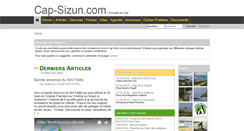 Desktop Screenshot of cap-sizun.com