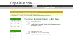 Desktop Screenshot of agenda.cap-sizun.com