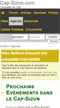 Mobile Screenshot of agenda.cap-sizun.com