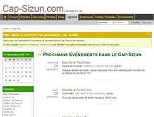 Tablet Screenshot of agenda.cap-sizun.com
