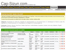 Tablet Screenshot of documents.cap-sizun.com