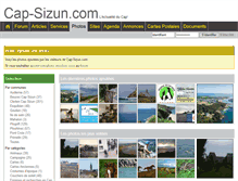 Tablet Screenshot of photos.cap-sizun.com